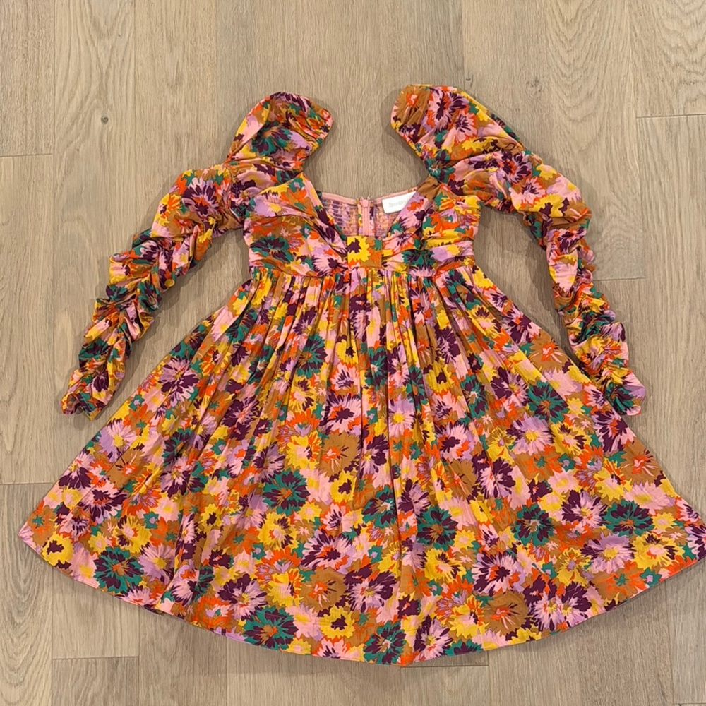 Zimmermann Multicolor Floral Mini Dress